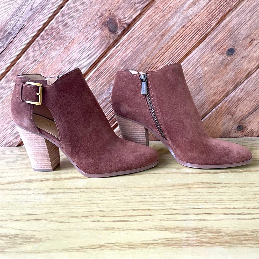 Michael Kors suede booties